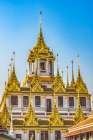 Loha Prasat, Wat Ratchanatdaram, Worawihan, Bangkok, Thailand. Art Print